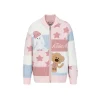13De Marzo Doozoo Patchwork Knit Cardigan Pink