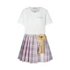 13De Marzo Doozoo Patchwork Tee Dress White