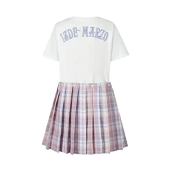 13De Marzo Doozoo Patchwork Tee Dress White