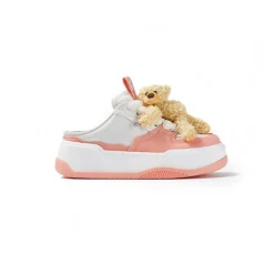 13De Marzo Doozoo Plush Bear Slip On Pink