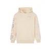 13De Marzo Doozoo Rhinestone Heart Hoodie Beige