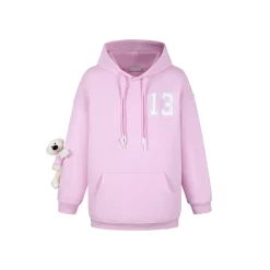 13De Marzo Doozoo Silica Logo Hoodie Pink