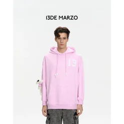 13De Marzo Doozoo Silica Logo Hoodie Pink