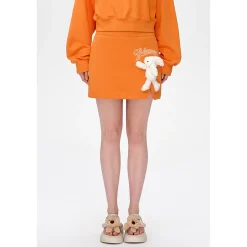 13De Marzo Doozoo Split Casual Skirt Orange