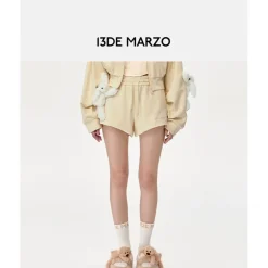 13De Marzo Doozoo Sweat Shorts Beige