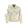 13De Marzo Doozoo Vintage Denim Jacket Beige