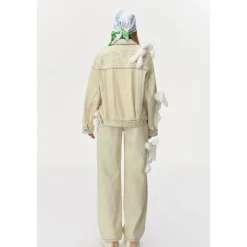 13De Marzo Doozoo Vintage Denim Jacket Beige