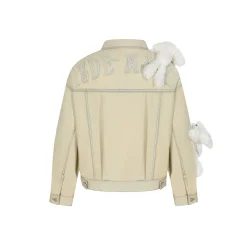 13De Marzo Doozoo Vintage Denim Jacket Beige