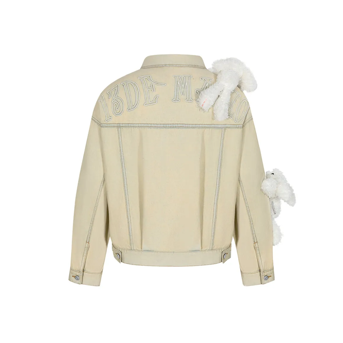 13De Marzo Doozoo Vintage Denim Jacket Beige