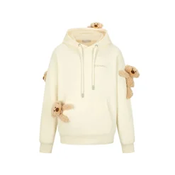 13De Marzo Doozoo Washed Faded Hoodie Beige