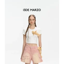 13De Marzo Doozoo Washed Skirt Shorts Pink