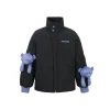 13De Marzo Doozoo Zip Dotted Line Down Jacket Black