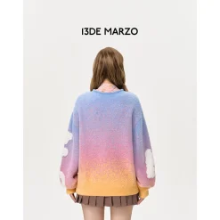 13De Marzo Float Cloud Balloon Knit Sweater Pink