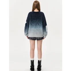 13De Marzo Float Cloud Balloon Knit Sweater Dark Gray