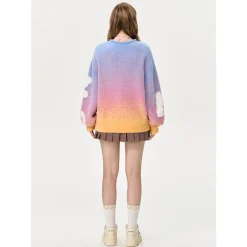 13De Marzo Float Cloud Balloon Knit Sweater Pink
