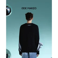 13De Marzo Future Bear Functional Knit Sweater Black