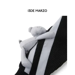 13De Marzo Future Bear Functional Knit Sweater Black