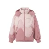 13De Marzo Gradient Line Hooded Down Jacket Pink