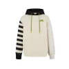 13De Marzo Green Back Patchwork Hoodie