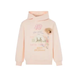 13De Marzo Logo Pendent Hoodie Pink