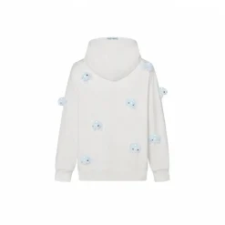 13 De Marzo Luminous Plush Rabbit Hoodie White