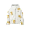 13De Marzo Mini Bears Star Luminous Down Jacket White