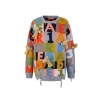 13De Marzo Multi-Color Logo Knit Sweater