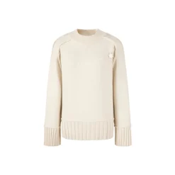 13De Marzo Palda Bear Embossment Knit Sweater Beige