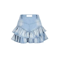 13De Marzo Plush Bear Denim Skirt Blue