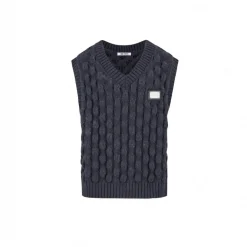 13De Marzo Plush Bear Doozoo Knit Vest Grey