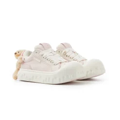 13De Marzo Plush Bear Melt Canvas Sneaker Pink