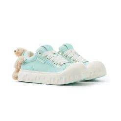 13De Marzo Plush Bear Melt Canvas Sneaker Green