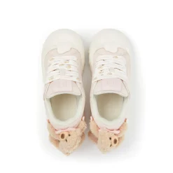 13De Marzo Plush Bear Melt Canvas Sneaker Pink