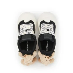13De Marzo Plush Bear Melt Canvas Sneaker Black