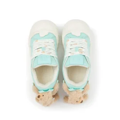 13De Marzo Plush Bear Melt Canvas Sneaker Green