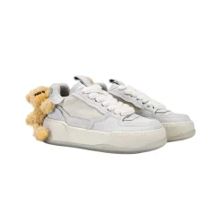 13De Marzo Plush Bear Thick Sole Sneaker Grey