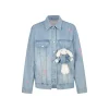 13De Marzo Plush Rabbit Denim Doozoo Jacket Blue