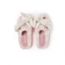 13De Marzo Plush Rabbit Furry Slipper Pink