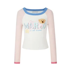 13De Marzo Printed Logo Slim Fit Top Pink