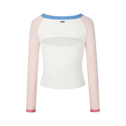 13De Marzo Printed Logo Slim Fit Top Pink