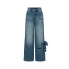 13De Marzo Signature Logo Pocket Loose Jeans Blue