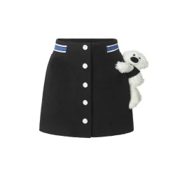 13De Marzo Vintage Baseball Skirt Black