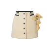 13De Marzo Vintage Baseball Skirt Beige