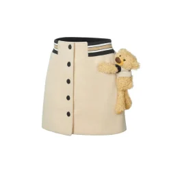 13De Marzo Vintage Baseball Skirt Beige