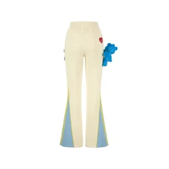 13De Marzo X Care Bears Badges Patch Pants Beige