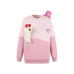13De Marzo X Care Bears Color Blocked Wave Sweater Pink