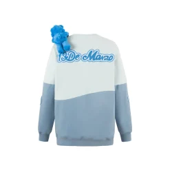 13De Marzo X Care Bears Color Blocked Wave Sweater Blue