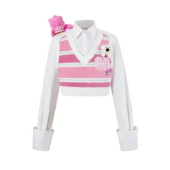 13De Marzo X Care Bears Knit Vest Shirt White