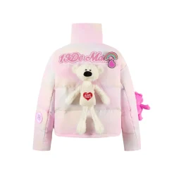 13De Marzo X Care Bears Rainbow Down Jacket