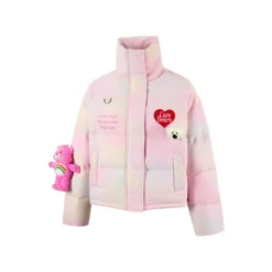 13De Marzo X Care Bears Rainbow Down Jacket